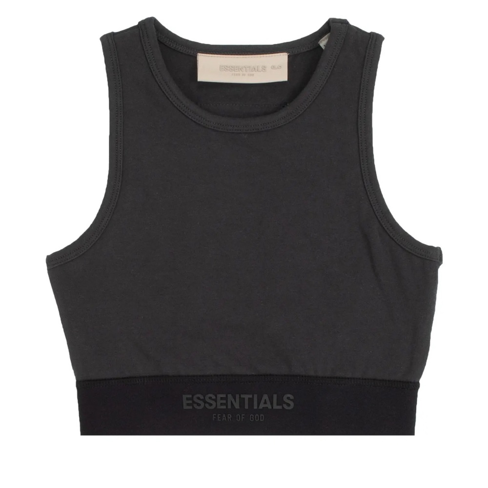 Fear of God Essentials Black Tank Top